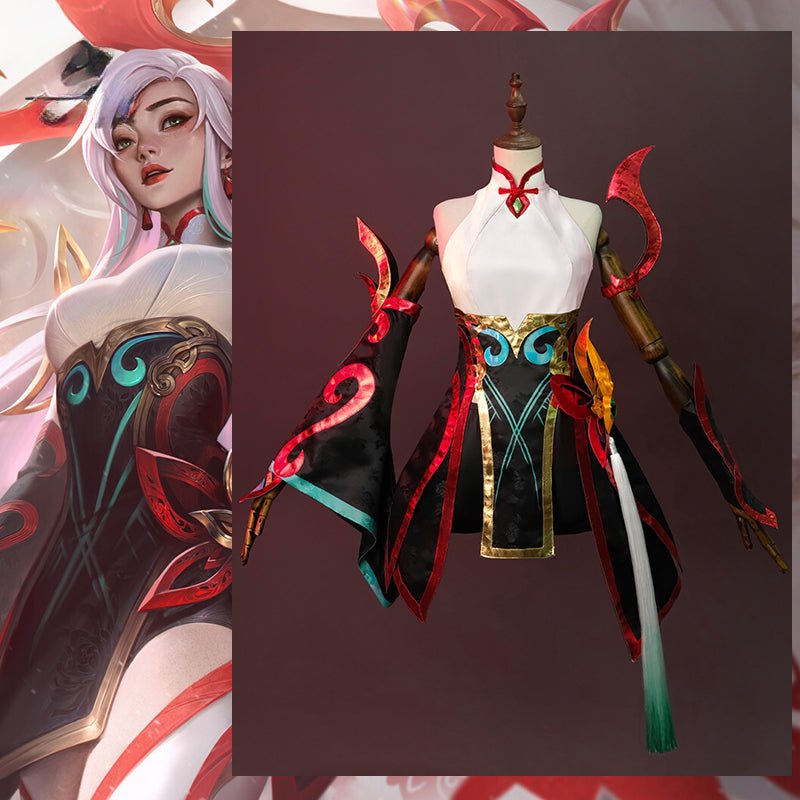 LOL Mythmaker Irelia Cosplay Kostüm Spiel LOL Irelia Halloween Outfit Damen Kleid Champion Neue Haut