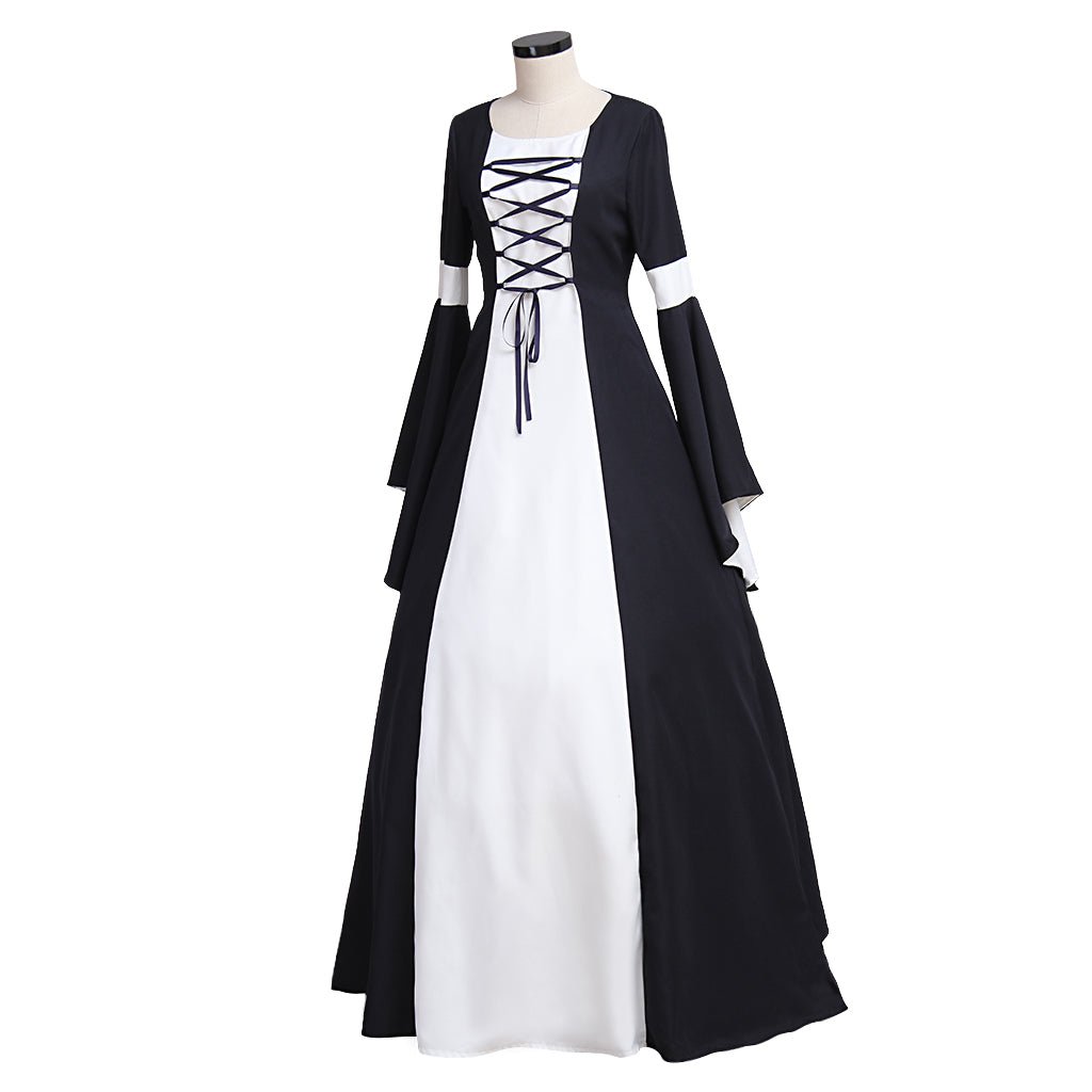 Chiffon Renaissance Mittelalter Kleid Erwachsene Frauen Gotisch Lolita Viktorianisches Ballkleid Halloween Party Kleid