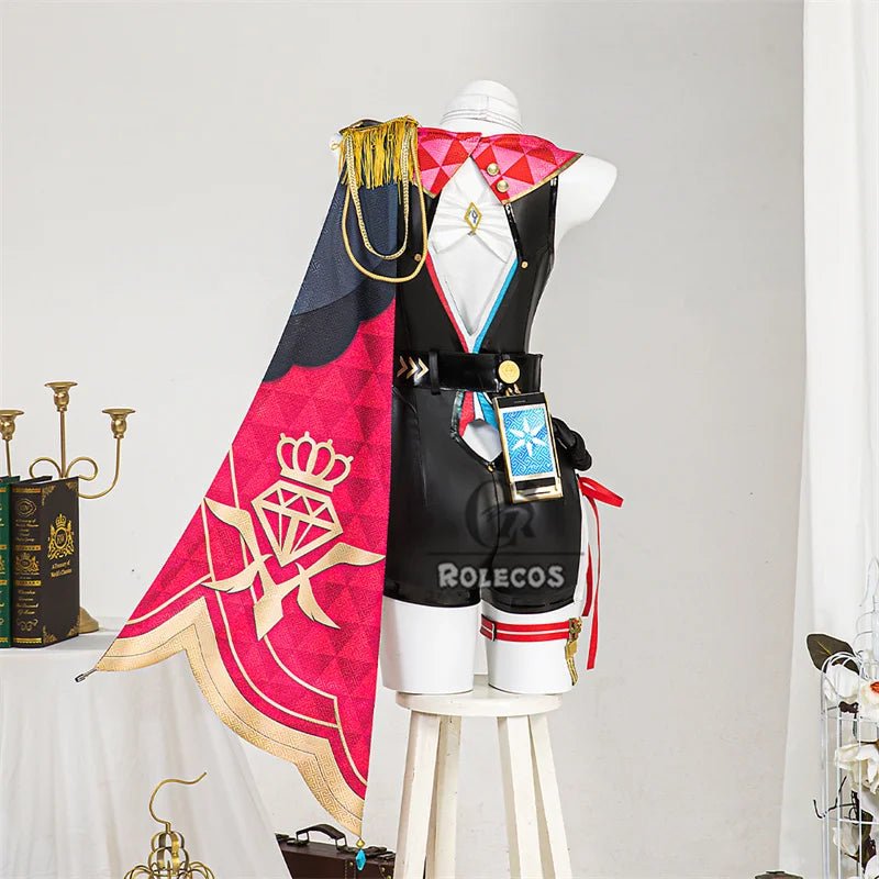 Honkai Star Rail Topaz & Numby Cosplay Kostüm Topaz Damen Cosplay Overall mit Umhang