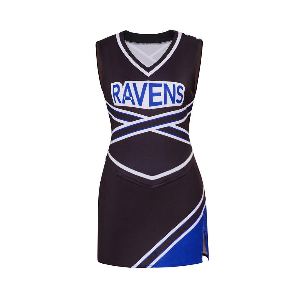 One Tree Hill Cheerleader Outfit | Damen High School Uniform Kostüm | Tanktop & Rock Halloween Kleid