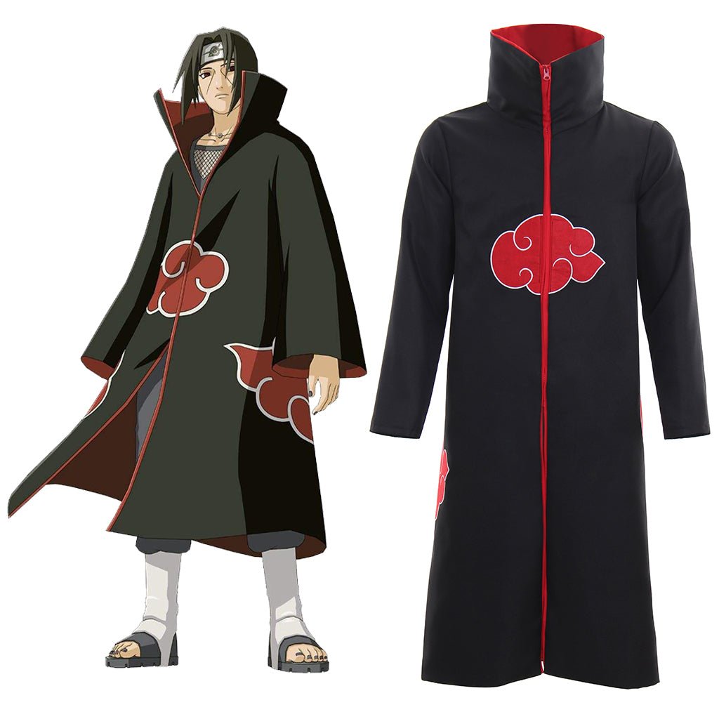 Naruto Akatsuki Umhang Uchiha Itachi Cosplay Kostüm
