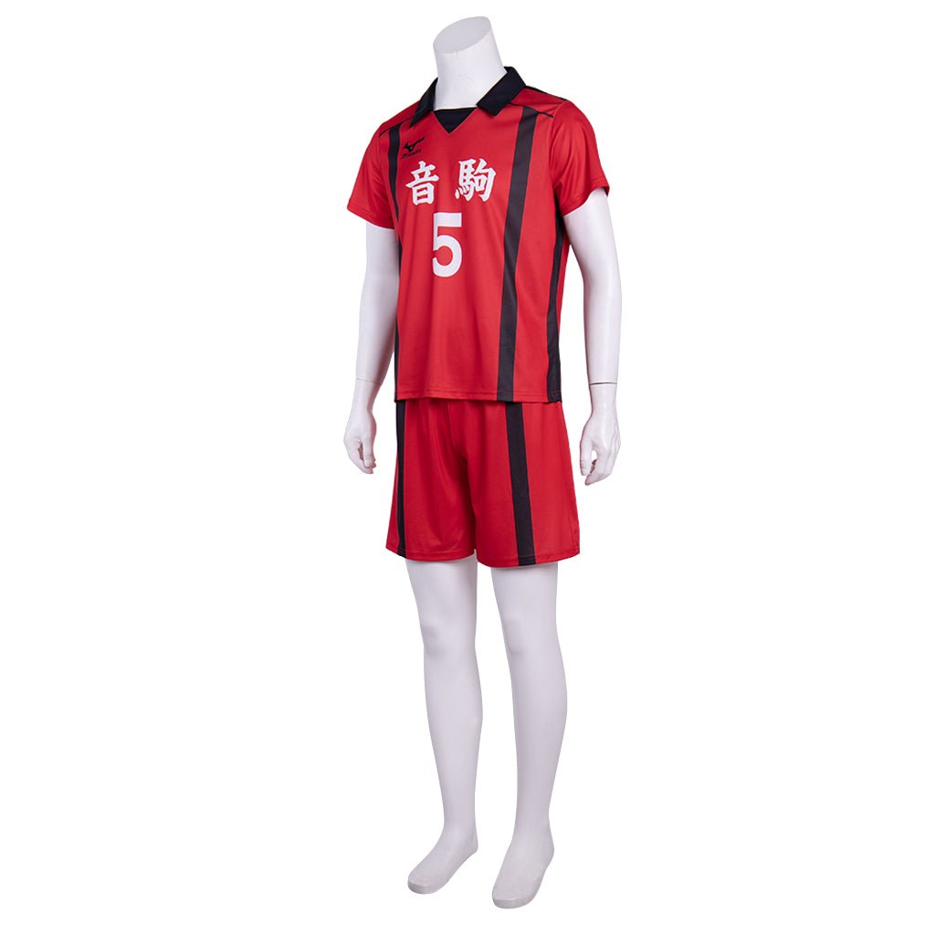 Haikyuu!! Nekoma High School Kenma Kozume Nr.5 Team Trikot Cosplay Kostüm
