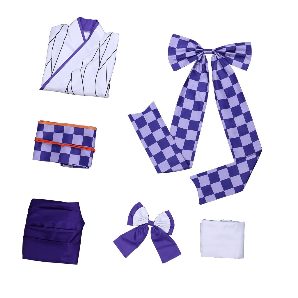 Anime Demon Slayer: Kimetsu no Yaiba Kochou Shinobu Lolita Maid Schürze Kleid Cosplay Kostüm