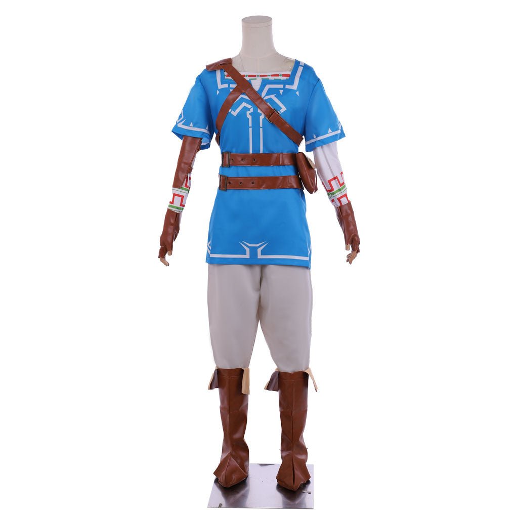 Spiel Zelda: Atem der Wilden Link Cosplay Kostüm Vollständiges Set - Echtes Helden Outfit