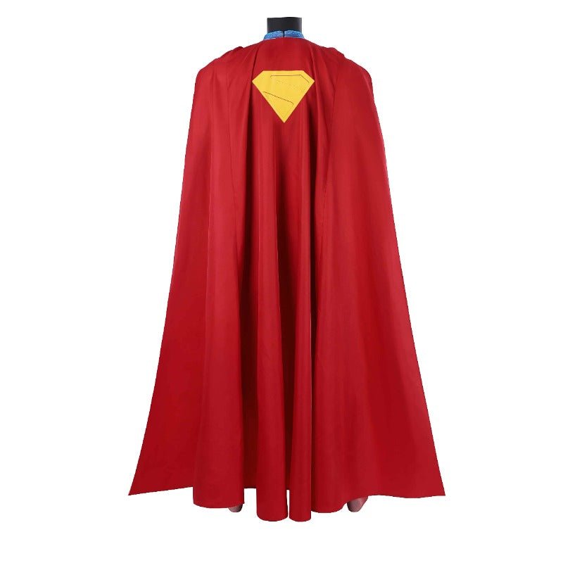 Superman Legacy Clark Kent Halloween Cosplay Kostüm Superhelden Anzug mit Umhang