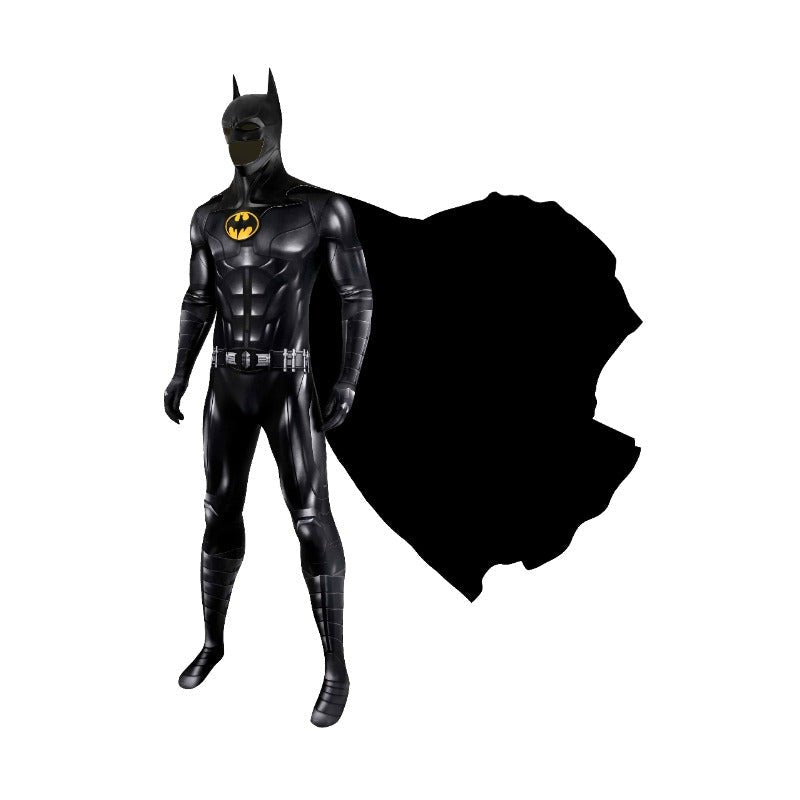 The Flash Batman Bruce Wayne Michael Keaton Cosplay Kostüm Anzug Umhang Maske