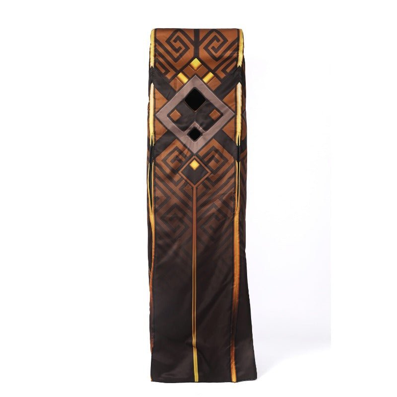 Zhongli Lustiges Cosplay Kostüm – Genshin Impact Fels Säule Anime Spiel Halloween Anzug