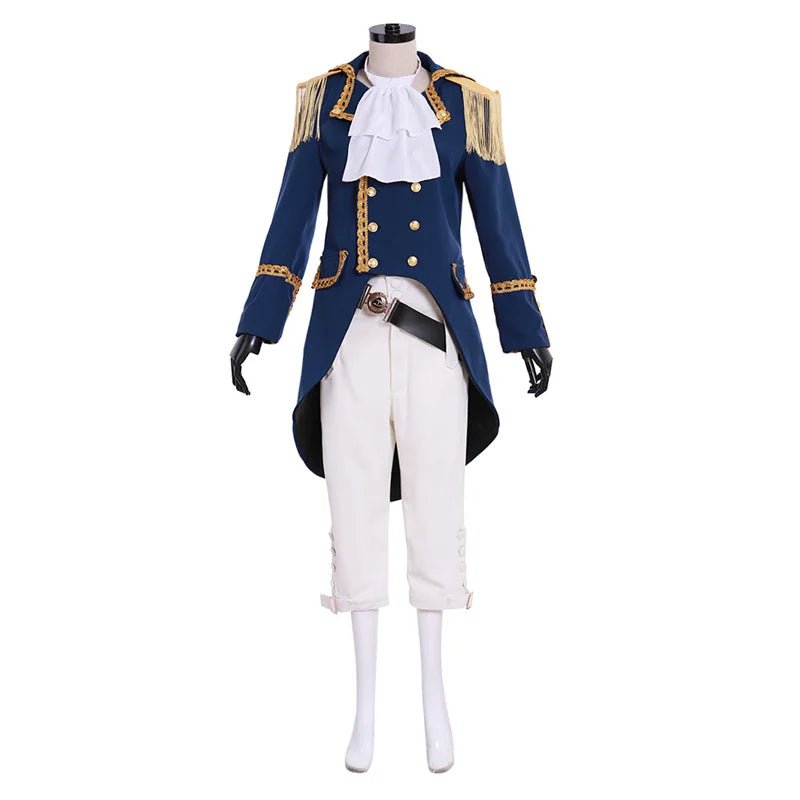 Hamilton Marquis de Lafayette Cosplay Jacke - Gotischer Aristokraten Frack & Kolonialuniform