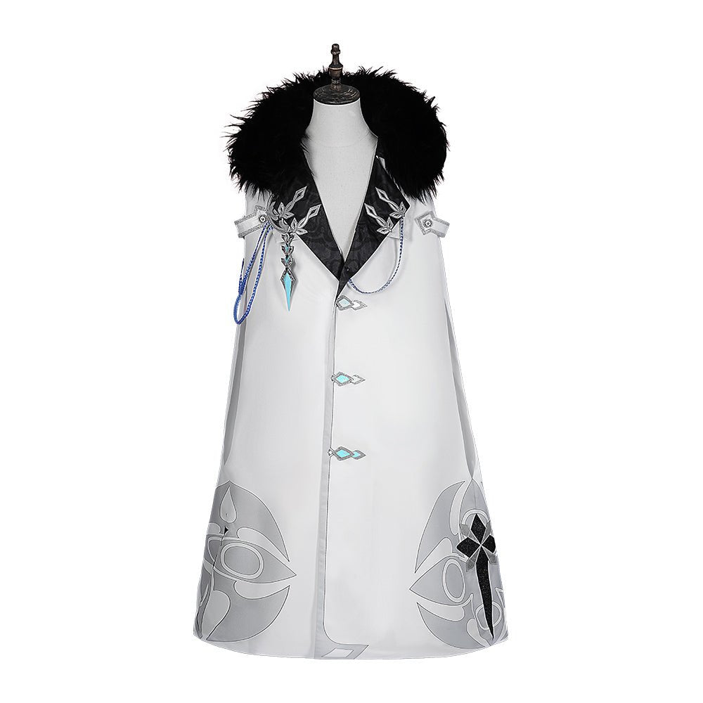Genshin Impact Fatui Umhang Pierr Pantalone Tartaglia Kostüm Harlequin Doktor Sandrone Columbina Regretor Cape