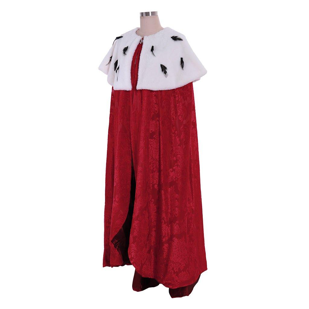 Tudor Kostüm Umhang | Hamilton Musical König George Cosplay Cape | Historischer Auftrittsumhang