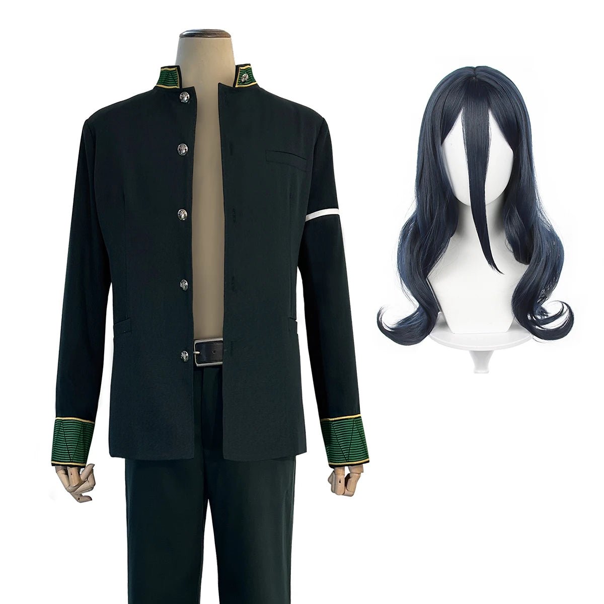 Wind Breaker Anime Kyotaro Sugishita Cosplay Kostüm Perücke Schuluniform Jacke Hose Weißes T-Shirt Cos Convention Geschenk