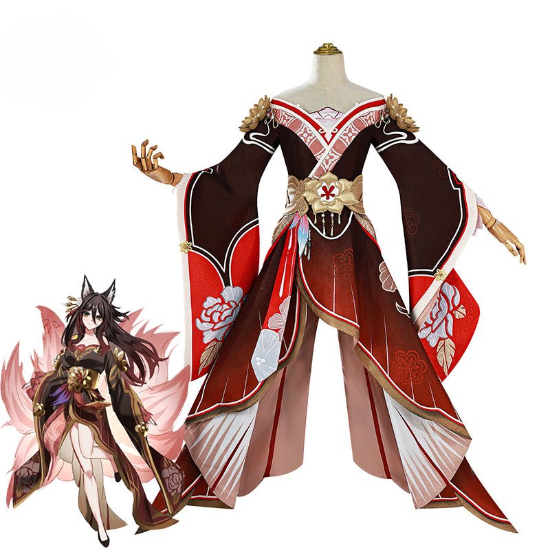 Honkai Star Rail Fugue Tingyun Cosplay Kostüm Antiker Stil Fuchsschwanz Design Damen