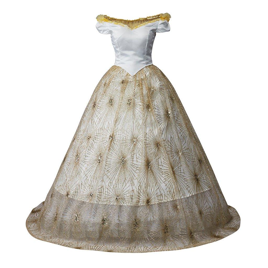 Christine Daae Phantom der Oper Feuerwerk Druck Kleid Cosplay Kostüm