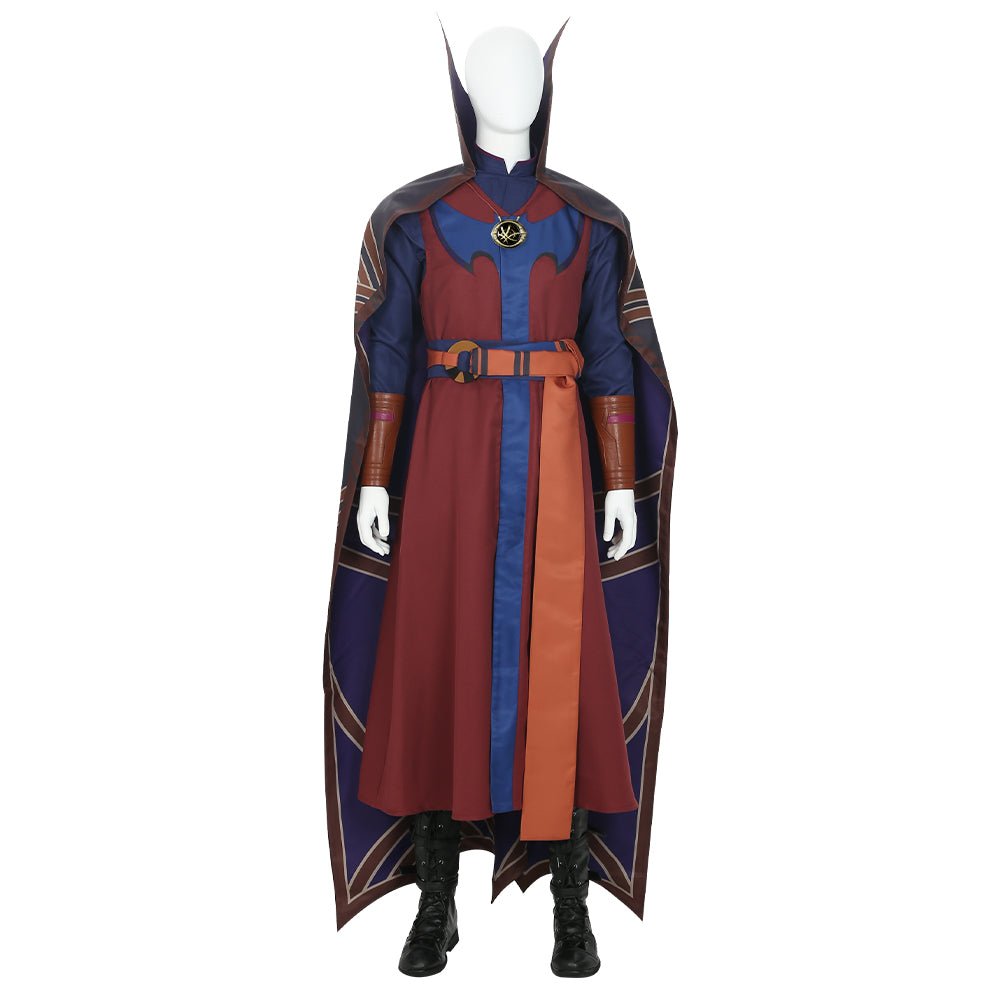 Lächelnder Held Steve Cosplay Kostüm für Kinder und Erwachsene, Doctor Strange Halloween Outfit