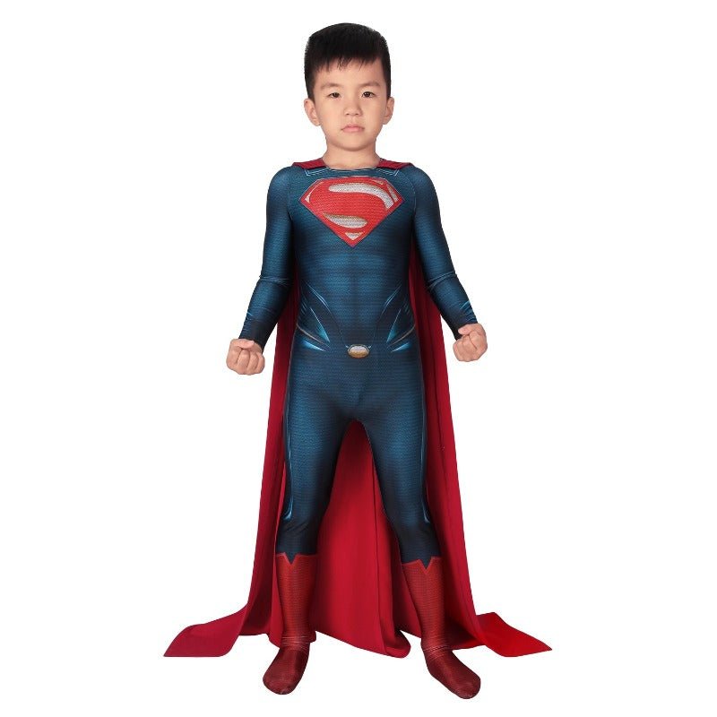 Superman Kostüm Cosplay Anzug Kinder Clark Kent Man of Steel 3D gedruckt Handgefertigt