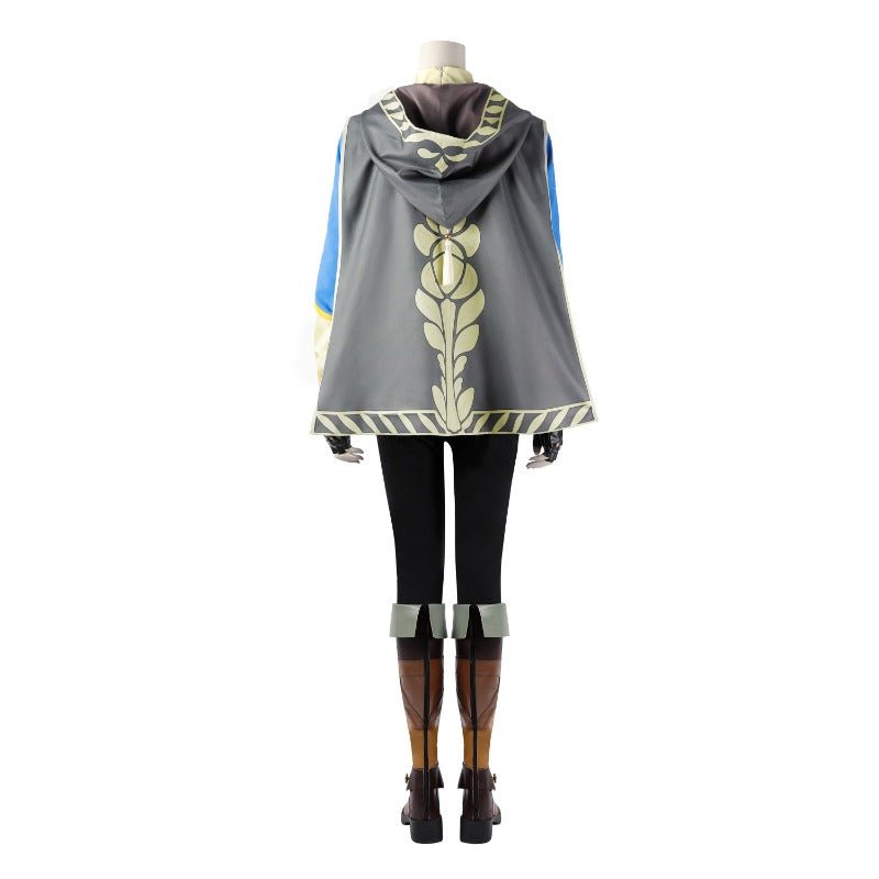Prinzessin Zelda Blaues Cosplay Kostüm - Breath of the Wild Outfit für Halloween & Events