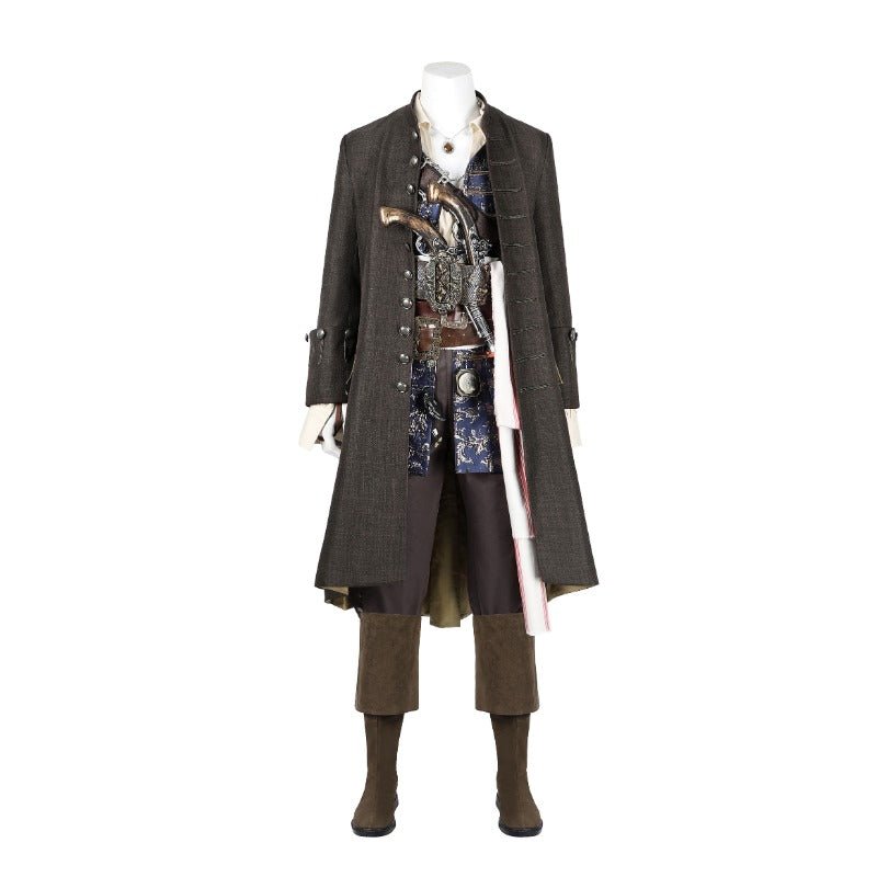 Captain Jack Sparrow Cosplay Kostüm Set - Hochwertiges Piraten-Outfit für Erwachsene zu Halloween