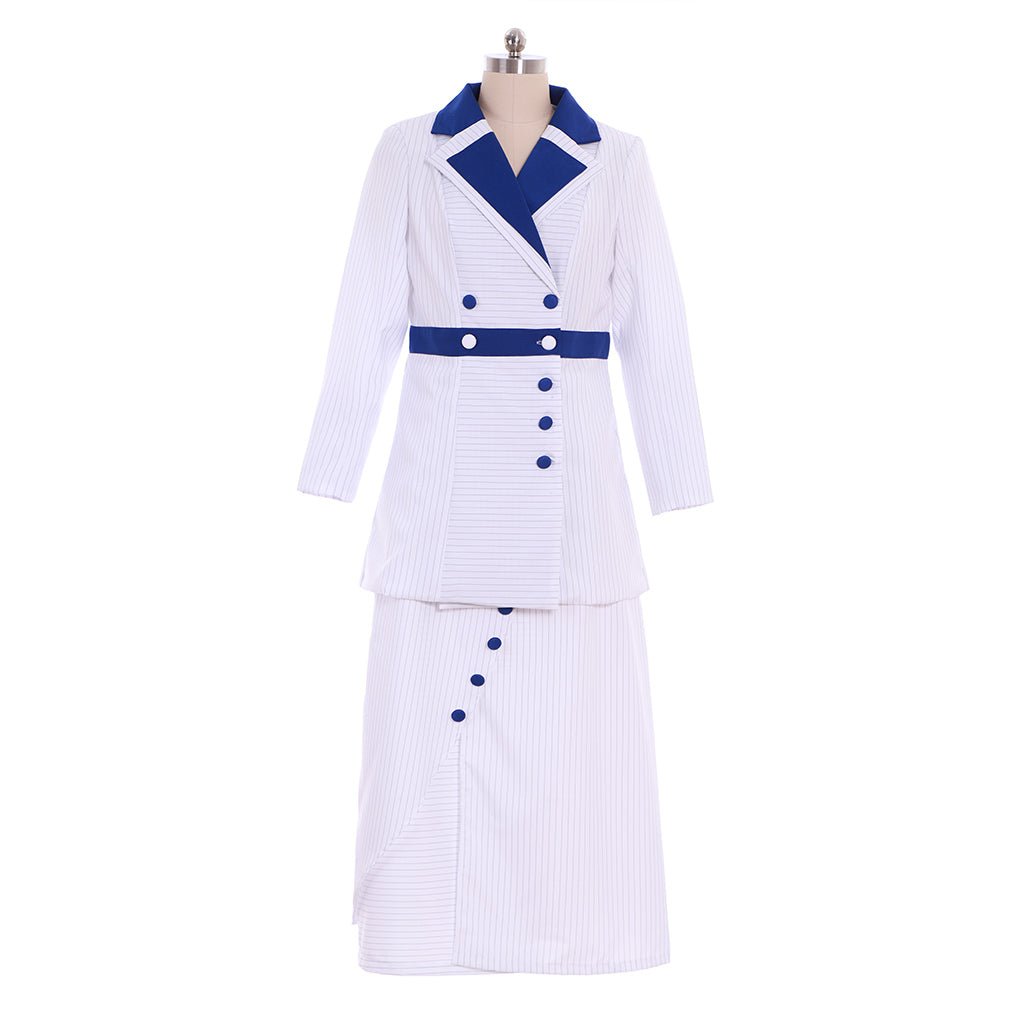 Titanic Rose Cosplay Kostüm Kleid | Edwardian Ära Viktorianisches Kleid für Frauen