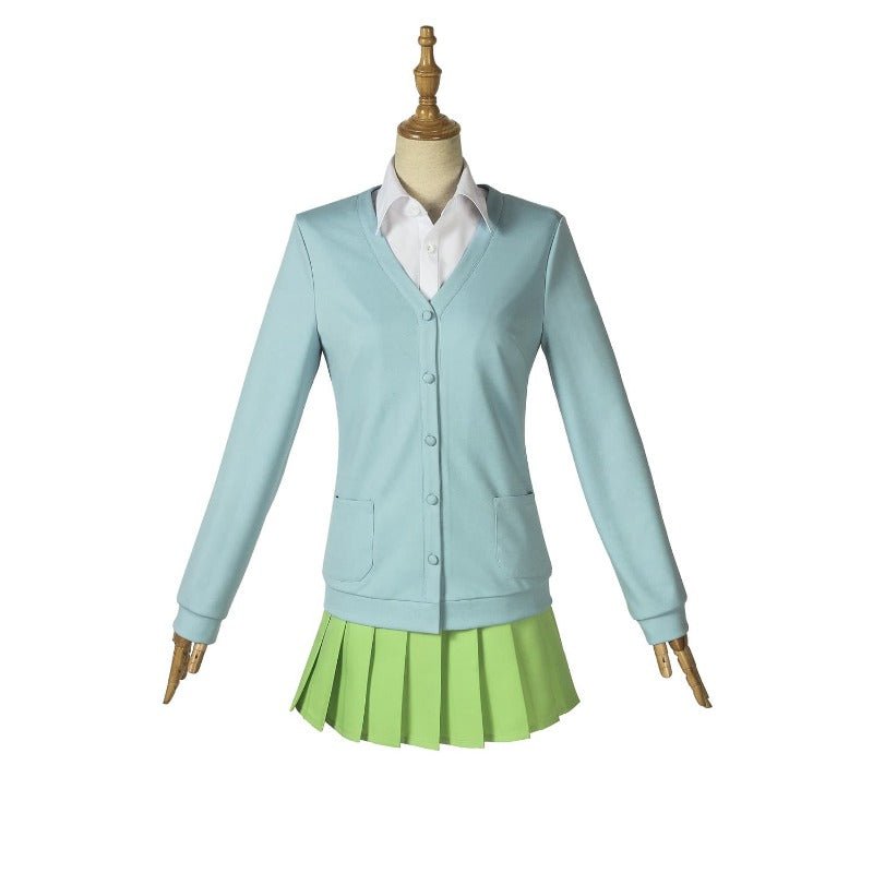 Die Quintessentiellen Quintuplets Cosplay Kostüm - Blaue Schuluniform Set für Damen Halloween
