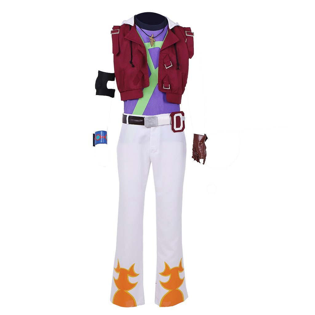 Yu-Gi-Oh! Yuma Tsukumo Cosplay Kostüm | Authentisches Anime-Spiel Outfit für Events