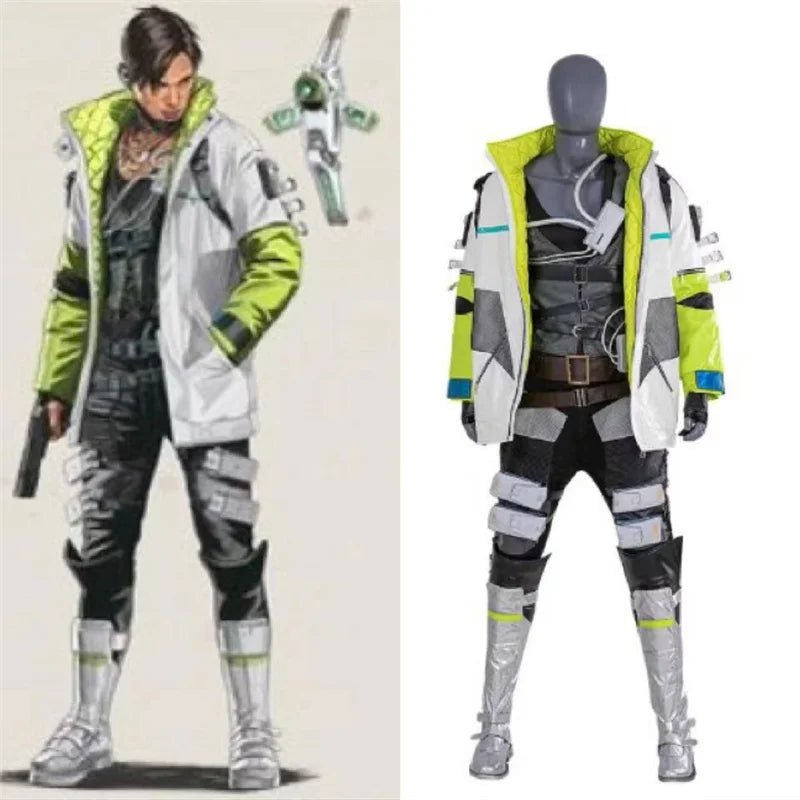 Spiel Apex Legends Crypto Cosplay Anfangsversion Kostüme Uniform Halloween Männer Karneval Party Outfits