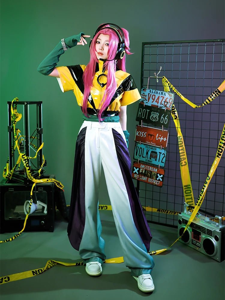 Spiel LOL HEARTSTEEL Alune Cosplay Kostüm LOL Frauen Rollenspiel Fantasie Outfits Alune Casual Punk Anzug Halloween Vollständiges Set