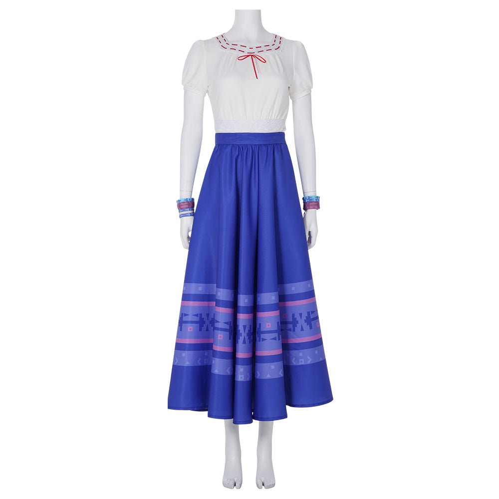 Encanto Luisa Madrigal Cosplay Kostüm - Damen Halloween Outfit