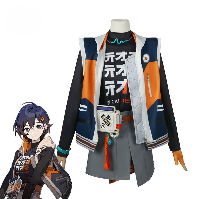 Spiel Zenless Zone Zero Belle Cosplay Kostüm Weibliche Protagonistin Belle Phaethon Agents Uniform Halloween Vollständiges Set