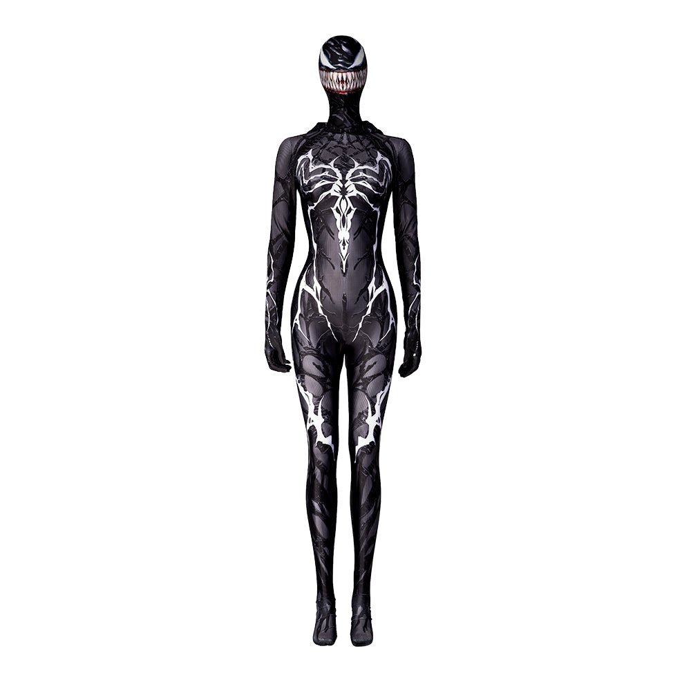 Spider-Man Into The Spider-Verse Halloween Cosplay Königin Der Dunkelheit Spider-Gwen Kostüm Set