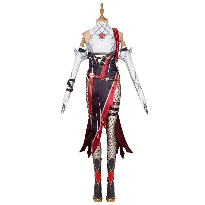 Genshin Impact Rosalia Cosplay Kostüm Halloween Karneval Outfit