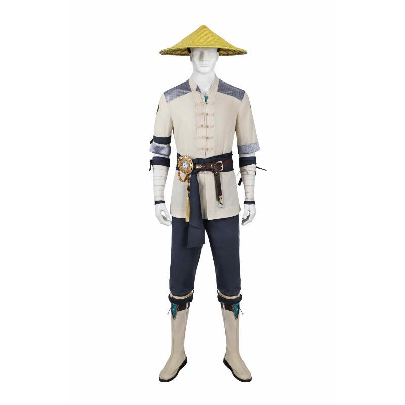 Mortal Kombat 1 Raiden Cosplay Kostüm Vollständiges Set Kampfuniform für Halloween & Partys