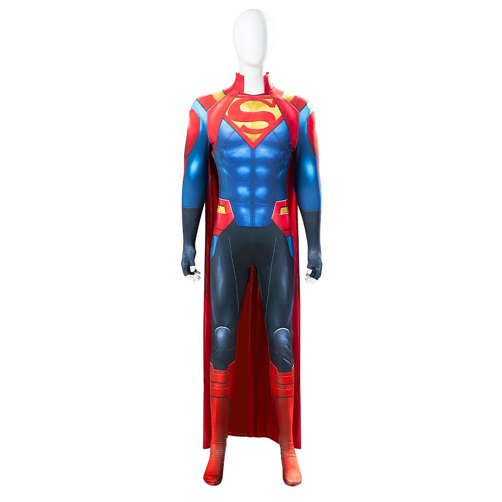Comics The New 52 Superman Halloween Cosplay Superman Kampfanzug Kostüm Komplettset