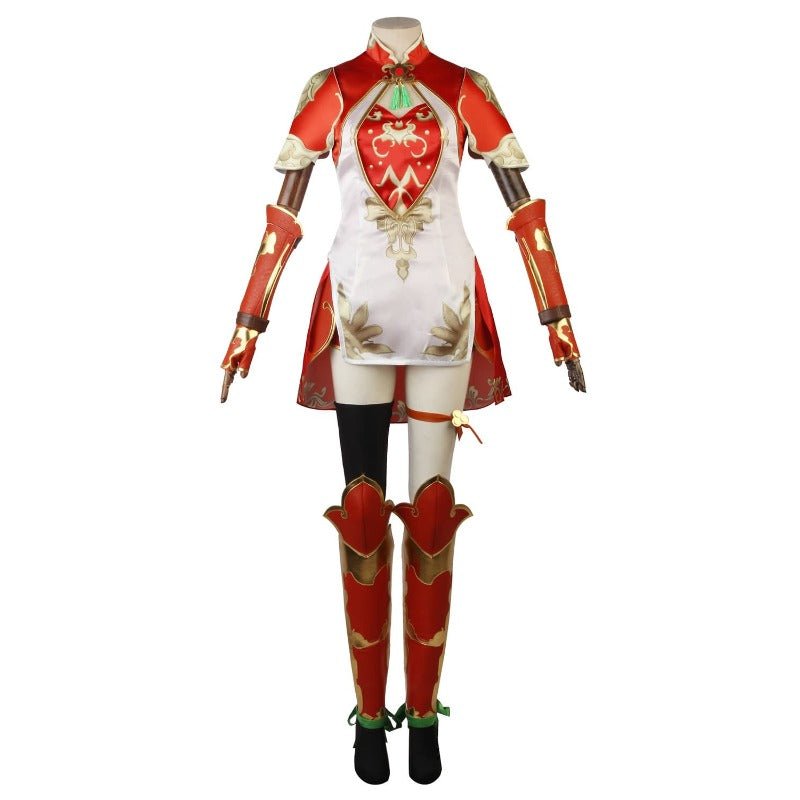 Sun Shangxiang Cosplay Kostüm - Dynasty Warriors 8 - Verwandlungsoutfit für Bühne, Halloween, Weihnachten