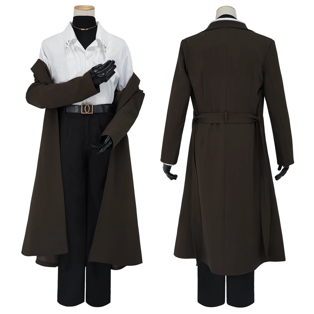 Bungo Anime Nakahara Chuuya Cosplay Kostüm Perücke 10. Jubiläum Mantel Hose Hemd Hut Handschuhe Alltag Halloween