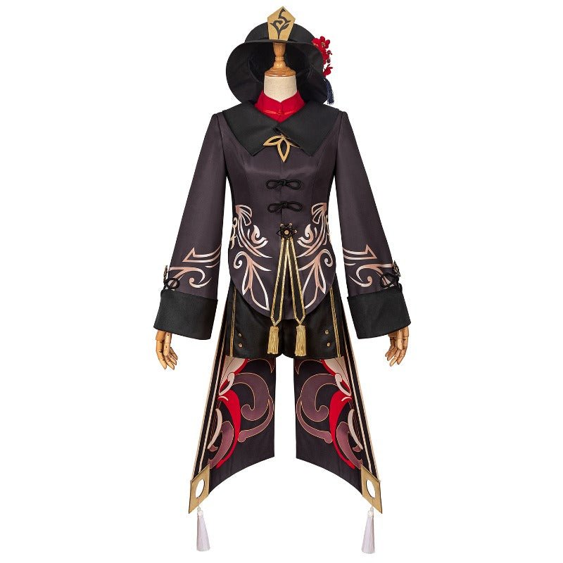 Genshin Impact Hutao Cosplay Kostüm Halloween Outfit mit Hut