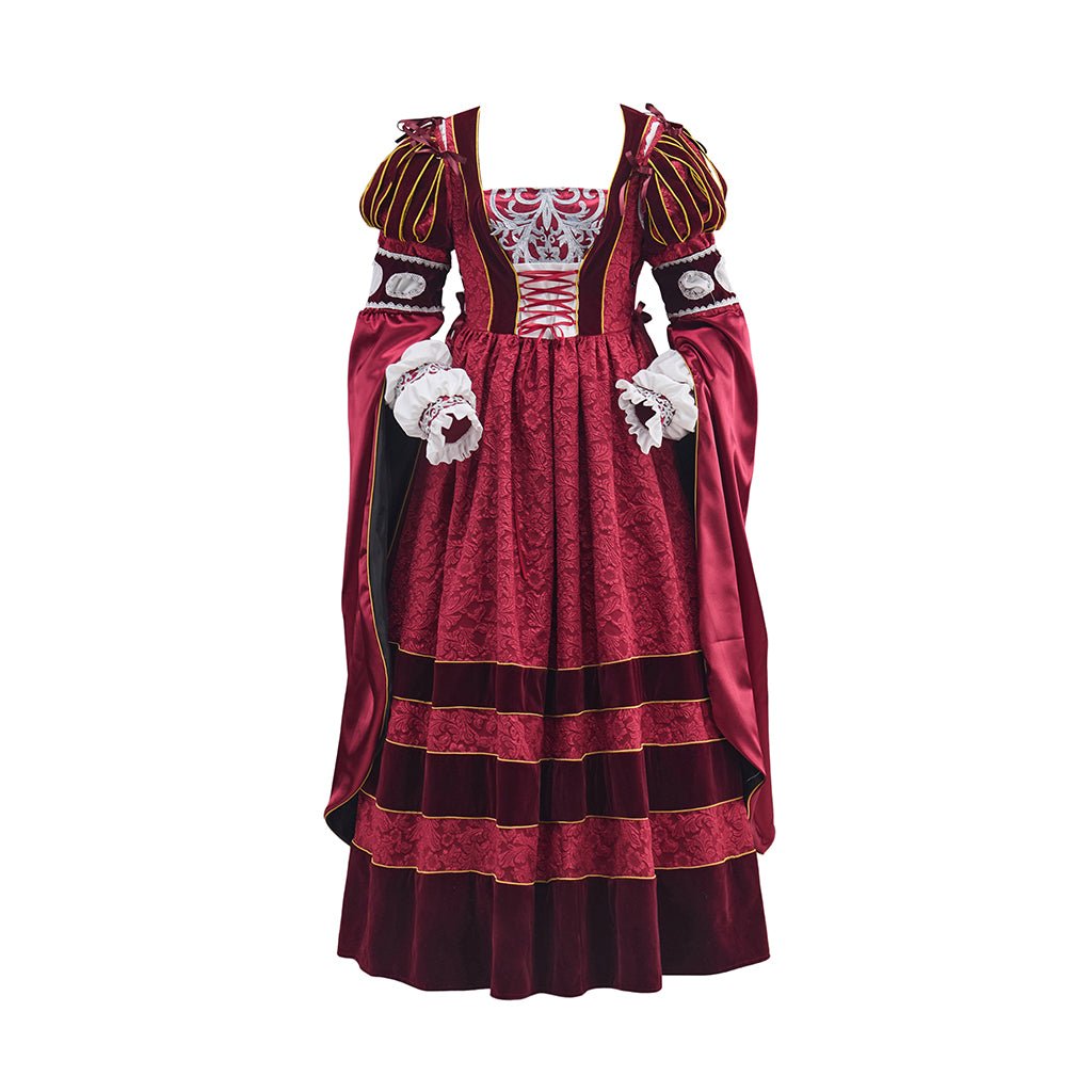 Tudor Dynastie Rosa Pink Kleid Cosplay Kostüm
