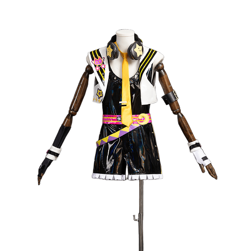 Muse Dash Len und Rin Cosplay Kostüme | Project Mirai Sekai Magisches Konzert Show Vollständiges Set