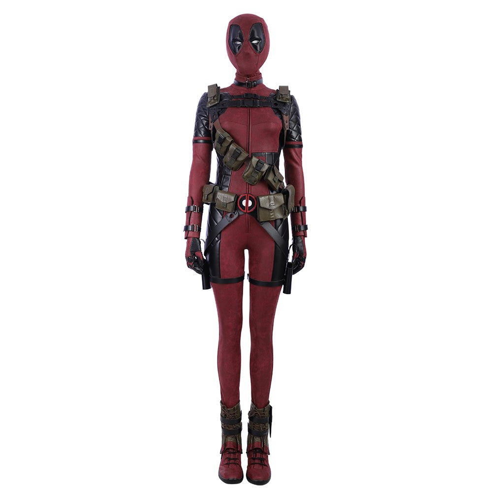 Female Deadpool Cosplay Kostüm - Hochwertiges Anime Deadpool Outfit für Frauen