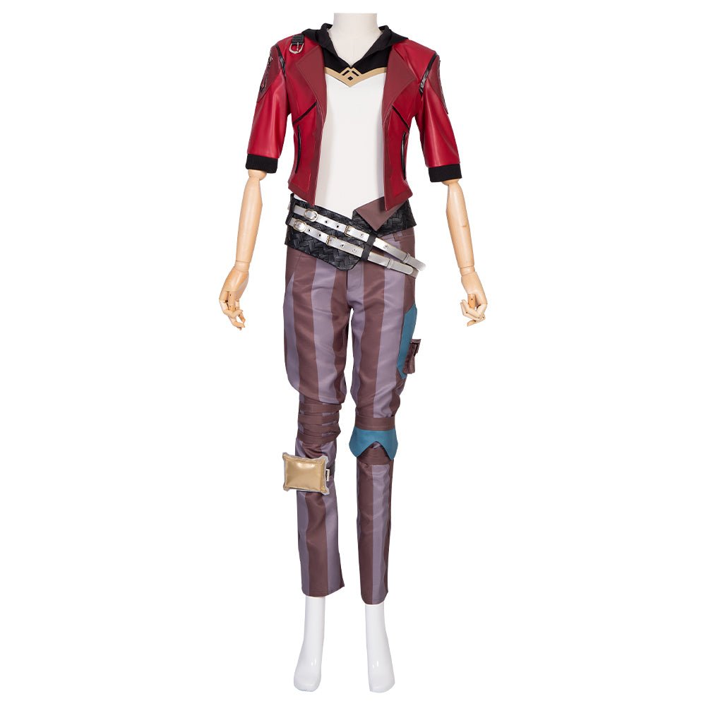 League of Legends Vi Der Piltover Enforcer Cosplay Kostüm Halloween Outfit