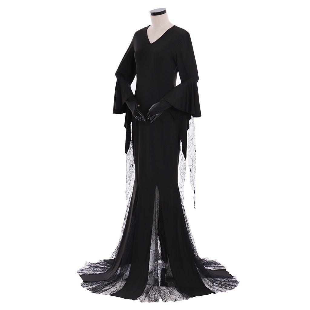Silberkönig Damen Gothic Geister Vampir Kleid Cosplay Kostüm für Frauen Halloween Cosplay Kostüm