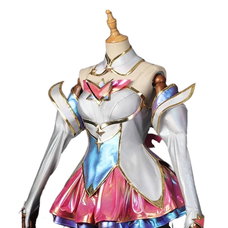 LOL Star Guardian Kaisa Cosplay Kostüm Rock Uniform für Damen Halloween Party Anzug