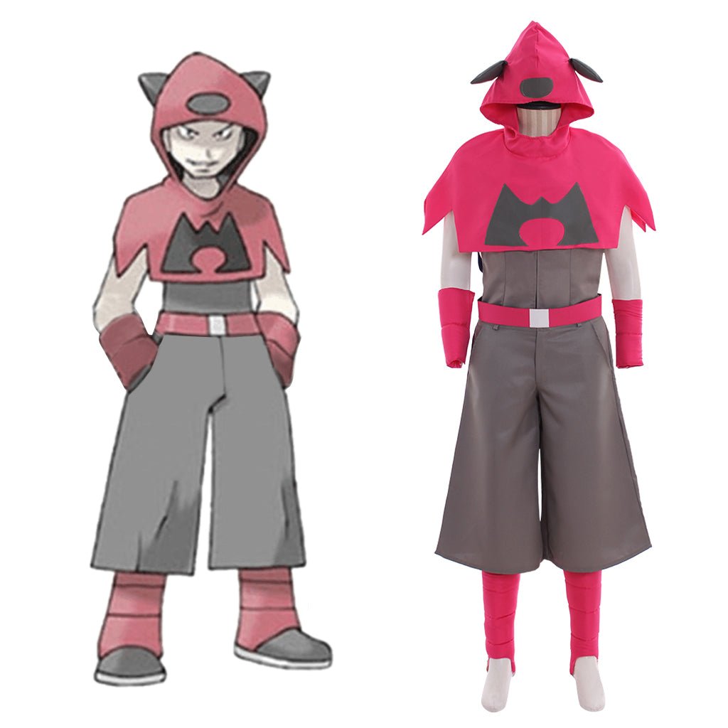 Team Magma Männer Cosplay Kostüm Pokémon Anime Cosplay