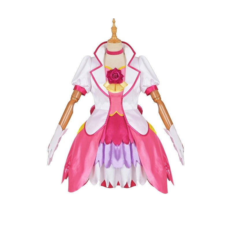 Go! Princess Precure Haruno Haruka Cure Flora Cosplay Kostüm Halloween Outfit
