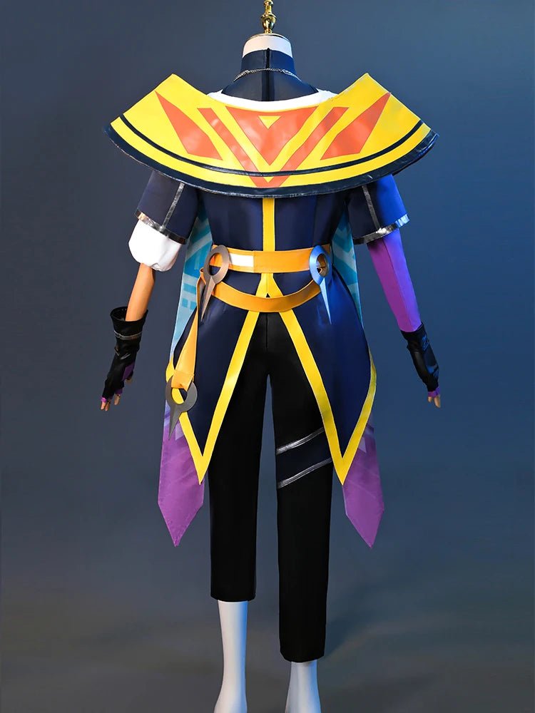 Spiel LOL HEARTSTEEL Aphelios Cosplay Kostüm LOL Männer Rollenspiel Outfits Aphelios Damen Anzug Halloween Volles Set Mit Maske