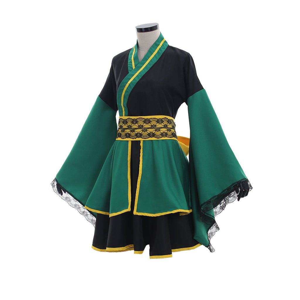 Loki Kimono Kleid Cosplay Kostüm Outfit Maßgeschneidert