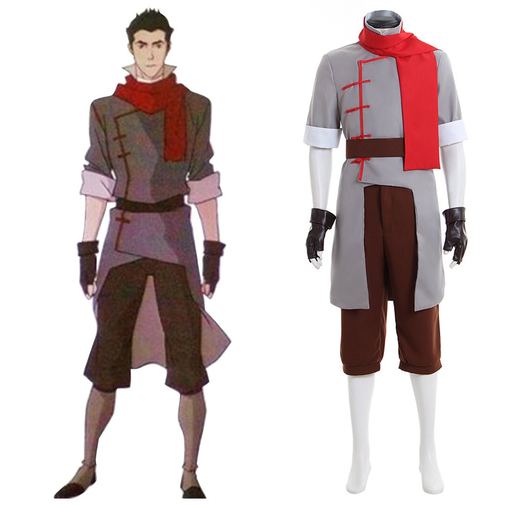 Avatar Die Legende von Korra Feuerbeherrscher Mako Cosplay Kostüm | Echtes Feuerbeherrscher Outfit