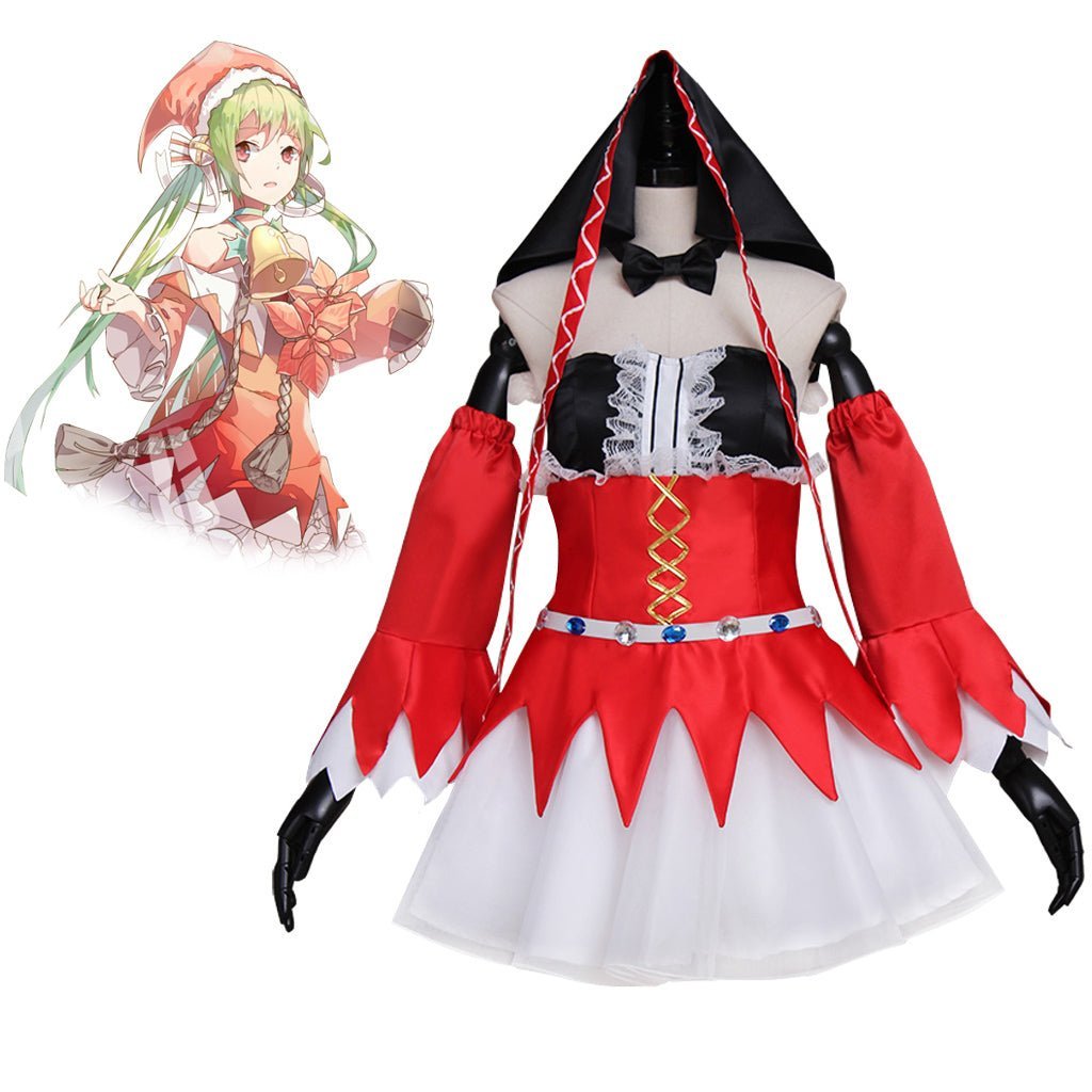 Vocaloid Hatsune Miku Cosplay Kostüm | Anime Vocaloid Outfit für Auftritte, Partys und Veranstaltungen