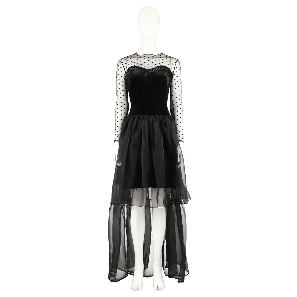 Lisa Frankenstein 2024 Cosplay Kostüm - Schwarzes Film Outfit für Halloween & Events