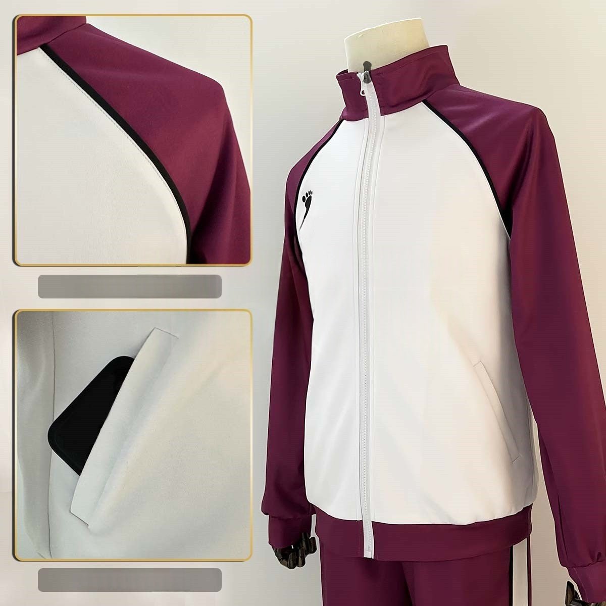 Haikyuu Ushijima & Shirabu Cosplay Kostüm - Premium Qualität Anime Outfit