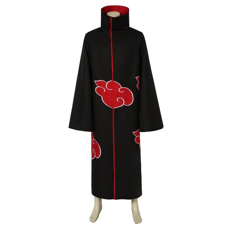 Naruto Akatsuki Umhang XL Erwachsene Cosplay Robe für Halloween Ninja Kostüm